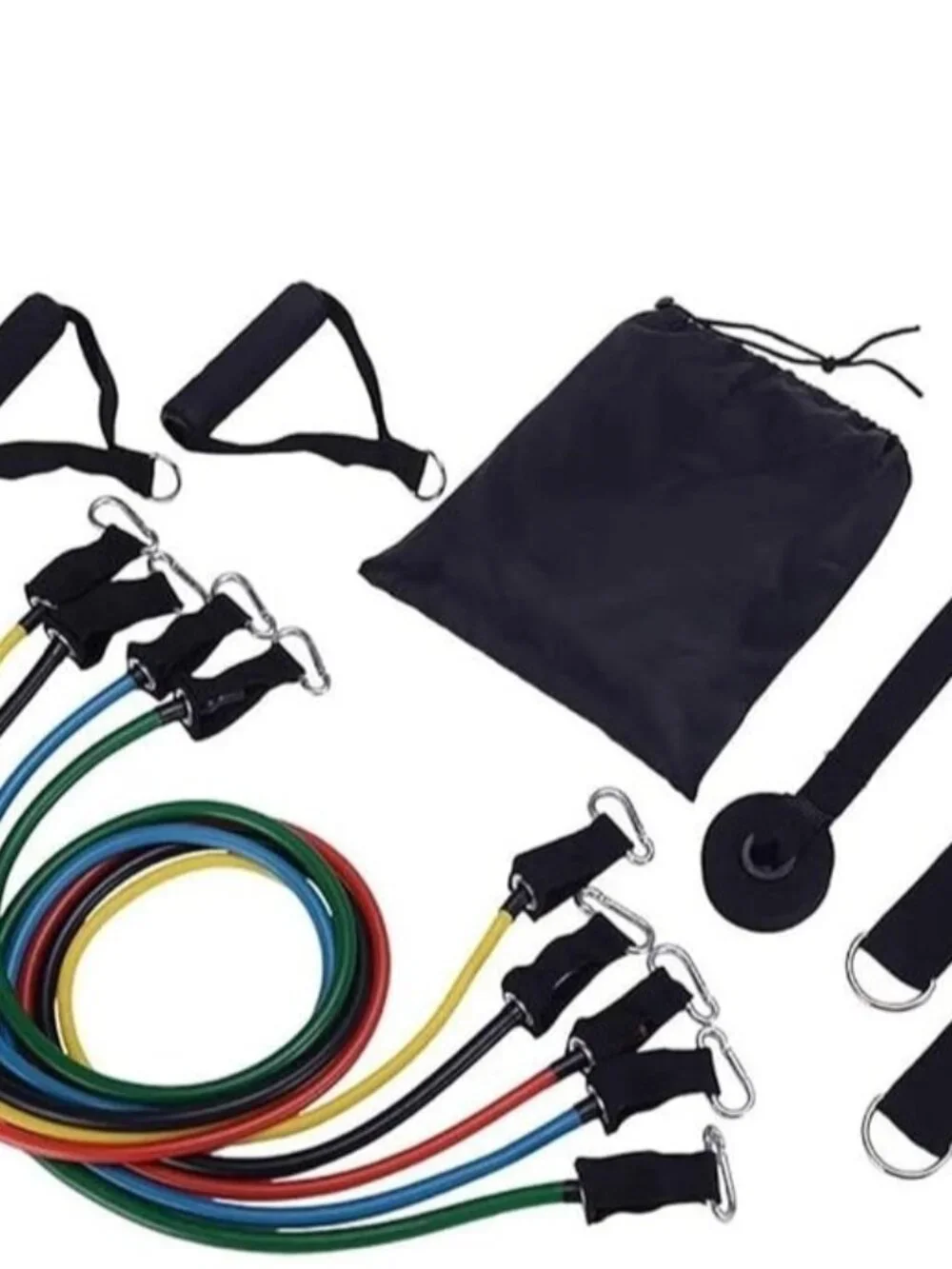 NEW Resistance Training Bands 11 Piece Set Home Workout Physical Therapy Yoga Pi